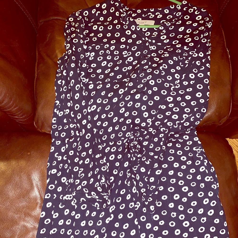 LOFT Navy Dress